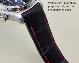 Ebel 35L7CH 23/20mm Cordovan Leather Replacement Strap for BTR XXL