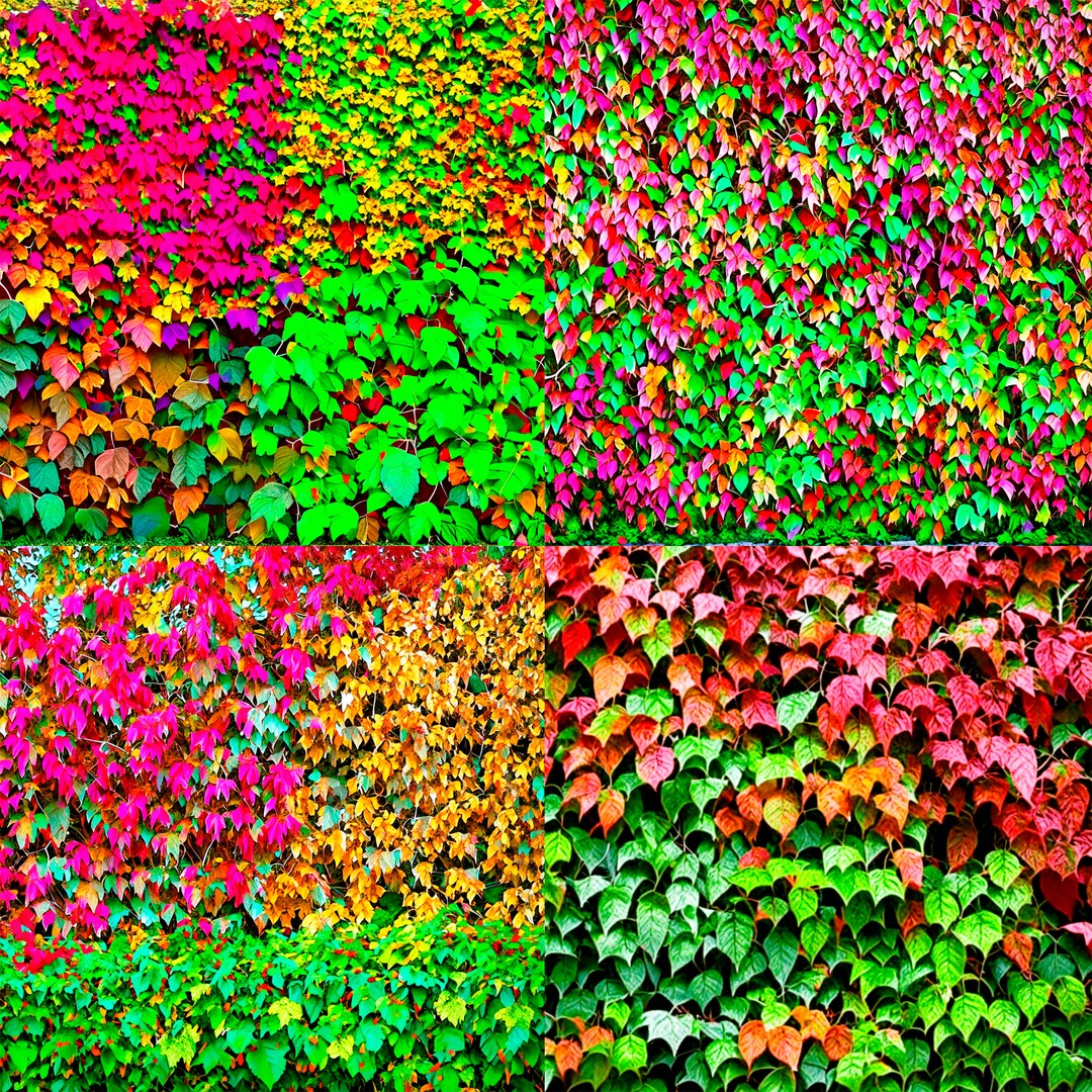 4 Ivy Wall Backdrop Photographer Pack Leaves Digital - Etsy