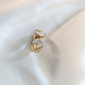 gold ring, stackable ring image 1