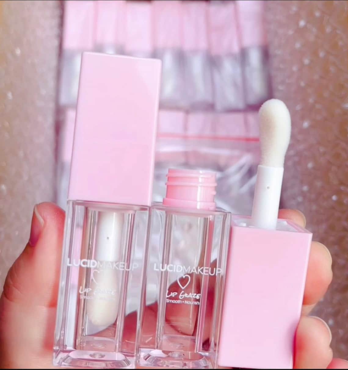 Customized 6ml Custom Lip Oil Tubes Logo Printed Empty Lipgloss Tubes