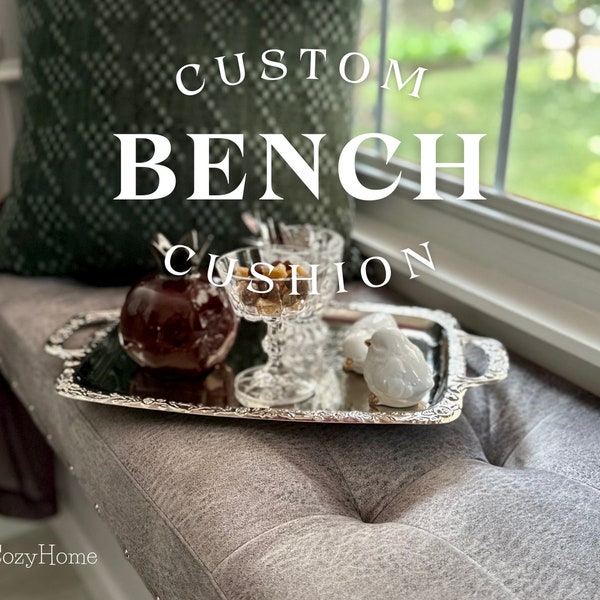 Custom Size Cushion | Bench Seat Cushion | Mudroom Cushion | Banquette Cushion | Custom Seat Cushion | Nook Cushion