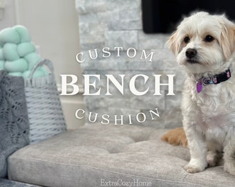 Custom Size Cushion - Pet & Kid Friendly Play Space - Fireplace Cushion - Floor Seat Cushion