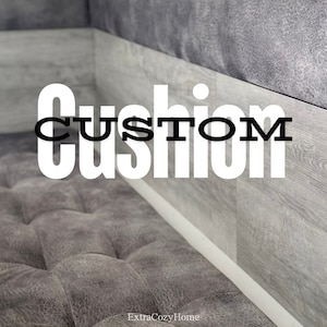 Kitchen Cushion - Banquette Cushion - Breakfast Nook Cushions - Window and Seat Cushions in a Wide Variety of Shapes and Sizes - Wall panel