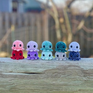 Pocket Octos | Crochet Amigurumi Plushie | Handemade Crochet Plushie | ocean creature | Crochet Octopus Amigurumi | Octopus Plushie | Octo