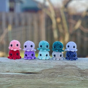 Pocket Octos | Crochet Octo Plushie | Crochet Plushie | ocean creature | Crochet Octopus Plushie | Ocean | Octopus | Small Plushie | Crochet