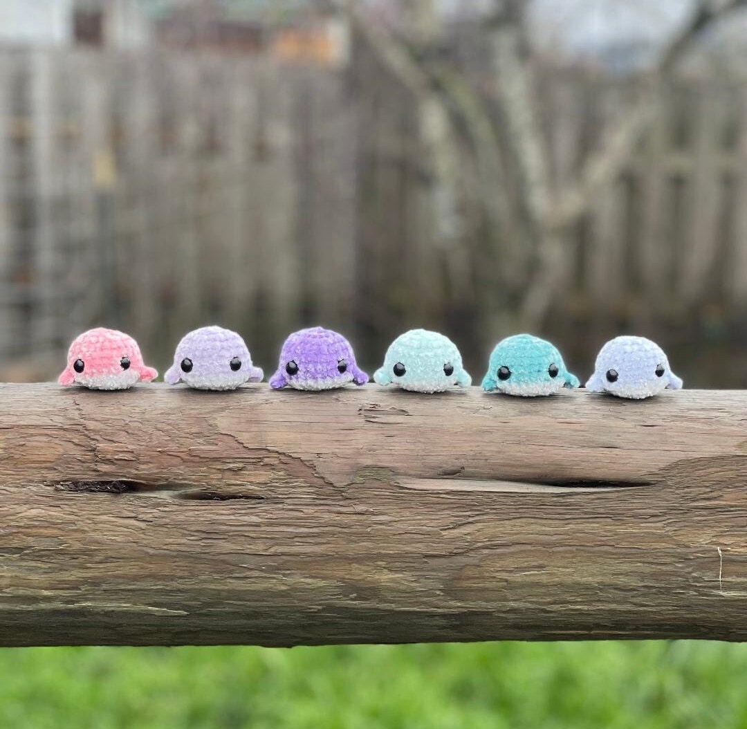 Pocket Whales Crochet Whale Whale Plushie Crochet Whale Plushie