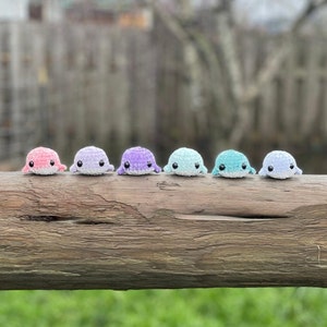 Pocket Whales | Crochet Whale | Whale Plushie | Crochet Whale Plushie | Whales | Handmade Crochet Plushie | Amigurumi Whale | Crochet |