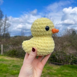 Canard en caoutchouc | Canard au crochet | Canard en caoutchouc | Peluche au crochet | Peluche canard | Peluche canard en caoutchouc au crochet | Crocheter |