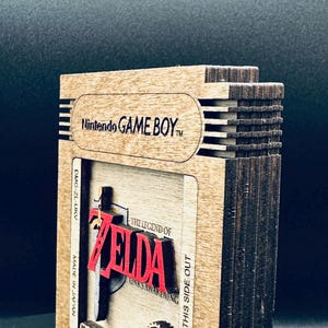 ゼルダの伝説 - リンクの覚醒 - 木製カートリッジ | ゲームボーイ | 手作り - ゲーム用装飾