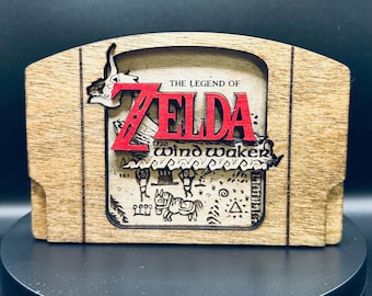 The Legend of Zelda - The Wind Waker - Cartucho de madera / N64 / Hecho a mano - Decoración para juegos