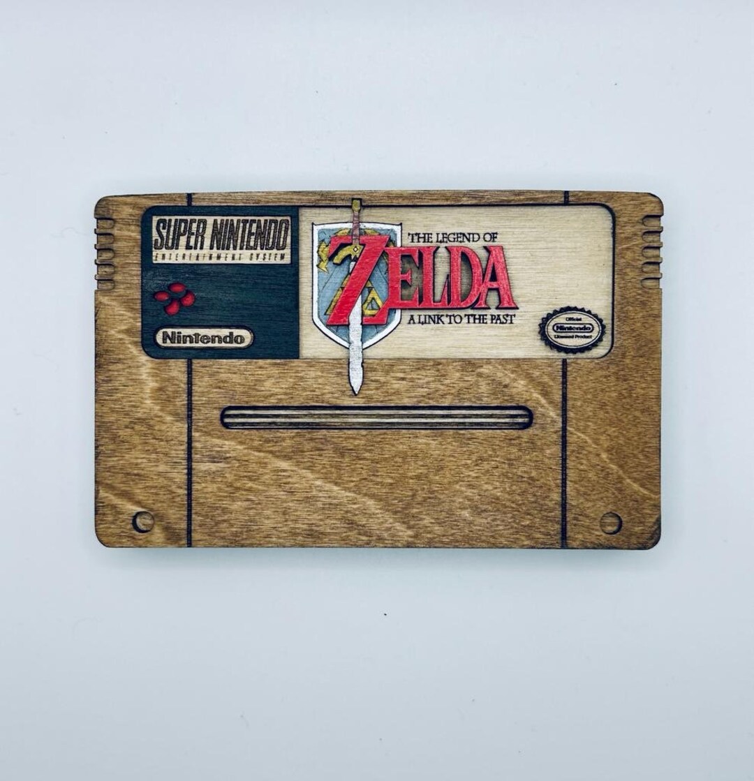 Wooden Zelda A Link to the Past SNES Cartridge Nintendo SNES Etsy
