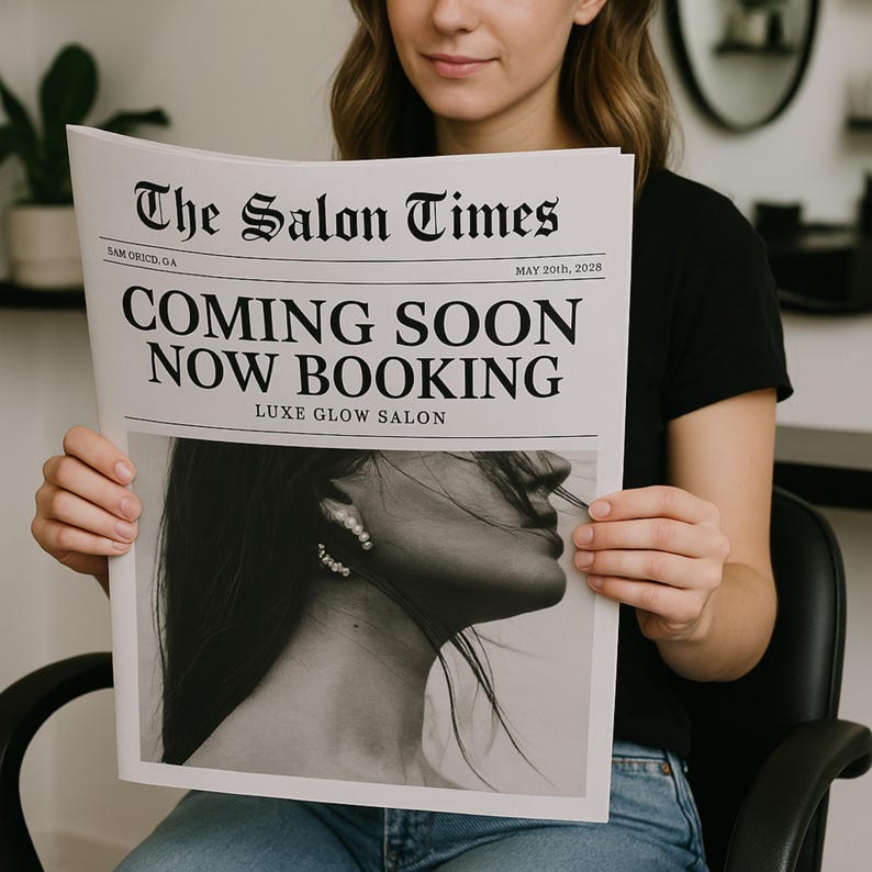 Printable Canva Business Newspaper Template