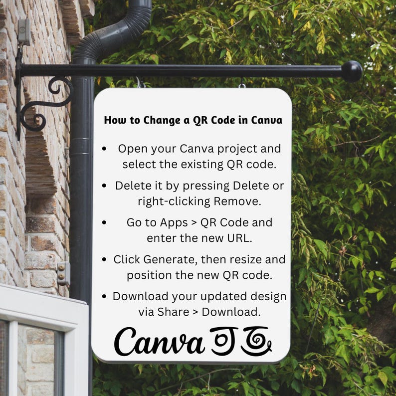 Luxury Business Card Canva Template, Black White QR Code, Lash Tech Branding (Digital Download) image 6