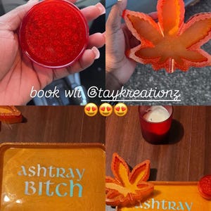 Custom Rolling Tray and Ashtray
