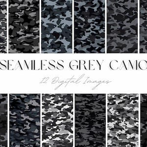 Tela de camuflaje gris y negra cortada a medida, tela de camuflaje negra y  gris, camuflaje de nieve, camuflaje gris, camuflaje negro, camuflaje de