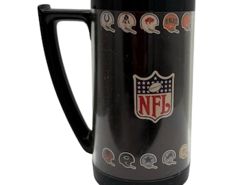 1970's All Team NFL Football Vintage Thermo Serv Beer Coffee Cup Mug 16 oz Rare