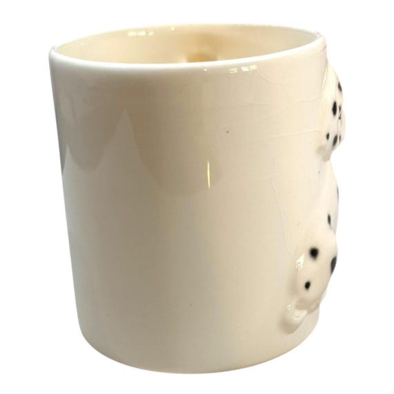 Otagiri Dalmatian Puppy Dog 3D Relief Coffee Mug Tea Cup Vintage EUC