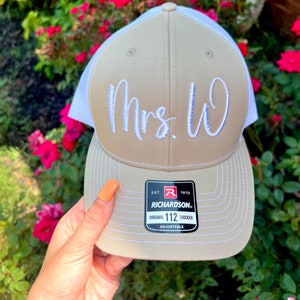 Custom Mrs Trucker Hat, Custom Future Mrs Hat, Bride Hat, Personalized Gift for Bride, Trending Bachelorette Trucker Hat, Gift For Brides