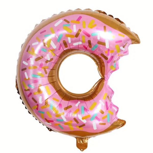 Donut Balloons - 26"  Foil Balloon Perfect for Birthdays, Photoshoots - Donut Parties - Sprinkle Parties