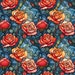 Lineart Watercolor Roses 1 8 Printable Scrapbook Sheets - Etsy