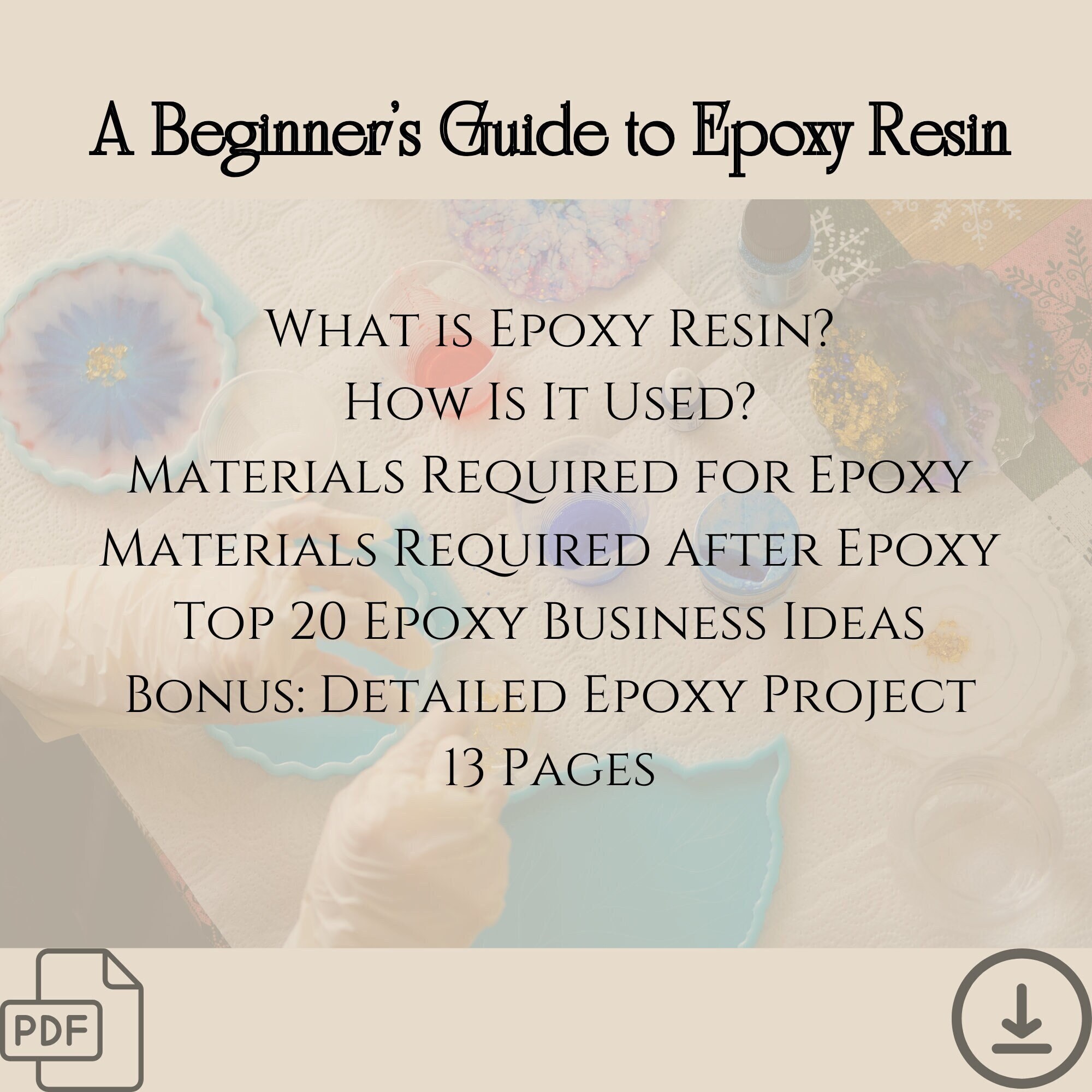 Basic Epoxy Epoxy Resin Guide – How To Buy Epoxy Resin – RERLCT