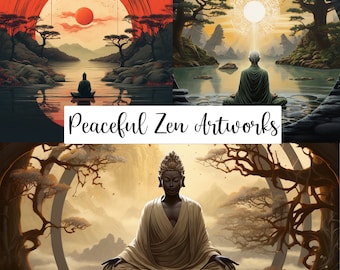 Serenity and Tranquility: Zen Artworks for Peaceful Posters and Home Decor