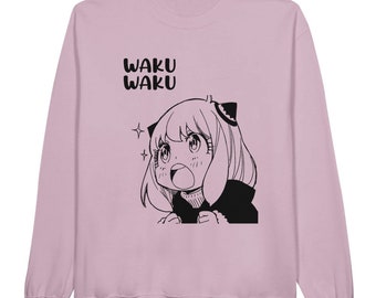 Waku Waku Sweatshirt Anime Swatshirt