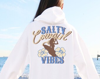 Ocean Beach Hoodie Coastal Cowgirl Ocean Inspired Style Coconut Girl Sweatshirt Beachy Sweatshirt Coconut Girl Clothes Western Wear