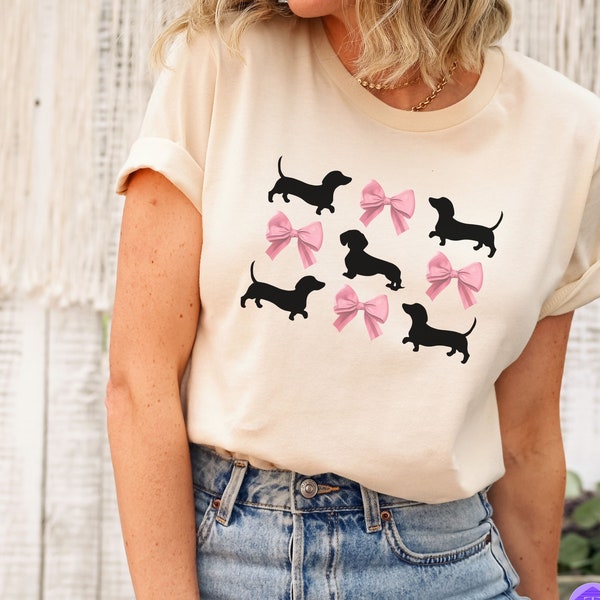 Dachshund Shirt Weiner Dog Gifts Preppy Clothes Dachshund Gifts Dog Mom Gift Preppy Stuff Gifts for Dog Lovers Preppy Tshirts