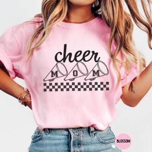Cheer Mom Shirt, Comfort Colors® Cheer Shirts, Cheer Mama T-shirt, Cheerleading Mom Tee, Cheer Mom Group Shirts, Gift for Cheer Mom