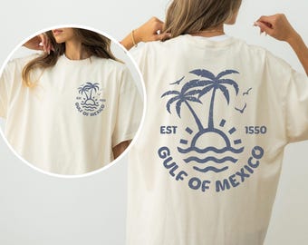 Gulf of Mexico Comfort Colors Tee: Liberal Resist Political Gift
