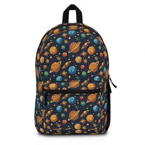 Solar System Backpack: Stars & Planets Space Themed School Bag
