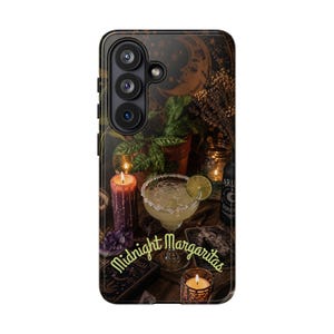 Midnight Margaritas iPhone Case, Spooky Cocktail Phone Cover