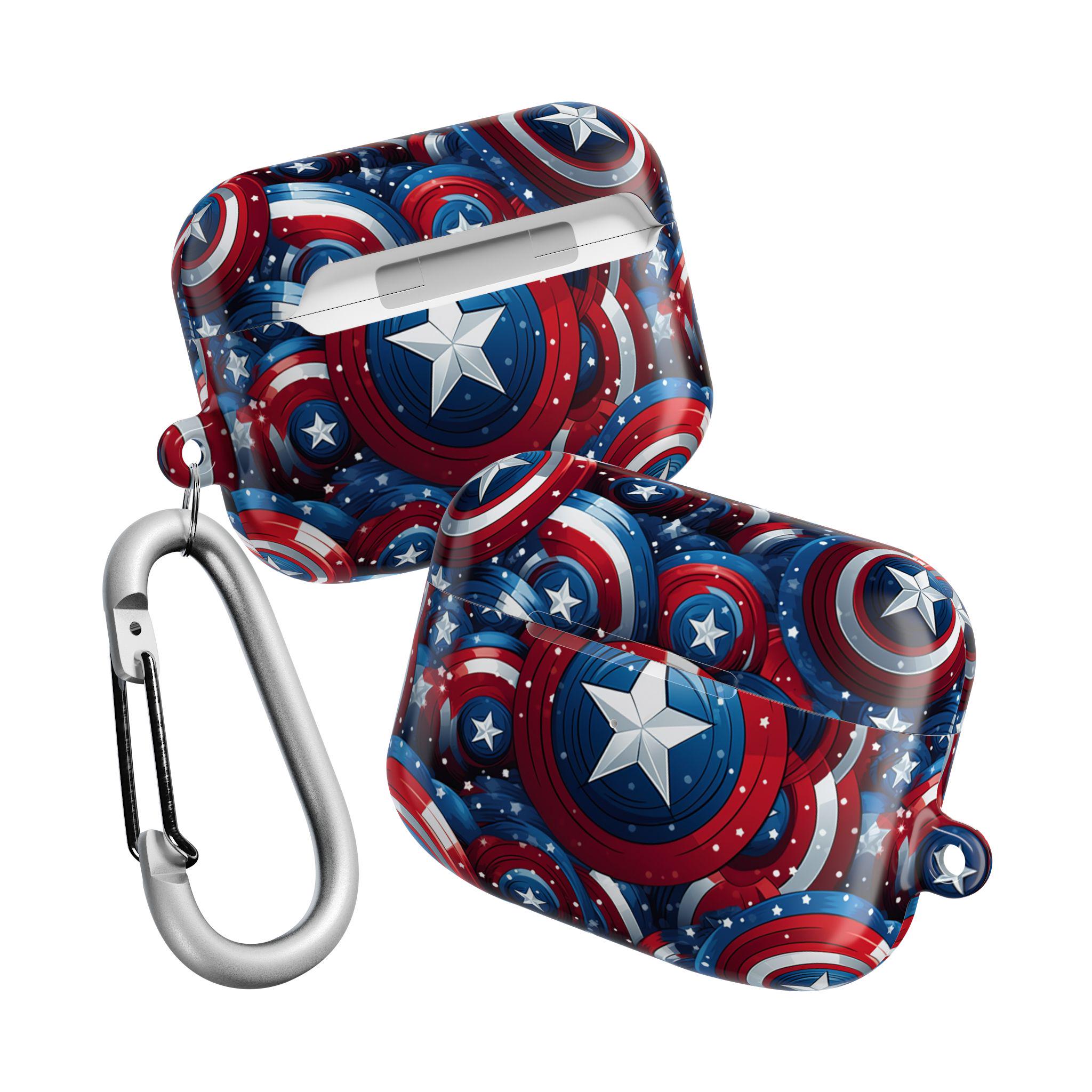 Amazon Captain America Airpod Case Global Silicone 3D Cartoon Case