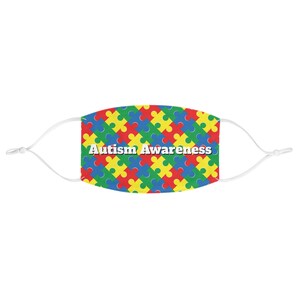 Autism Awareness Fabric Face Mask