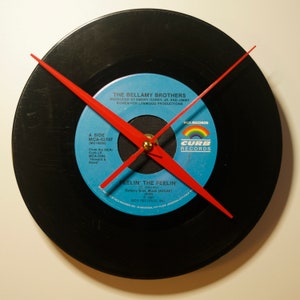 Vinyl Record Wall Clock Vintage Vinyl 7in LP Custom