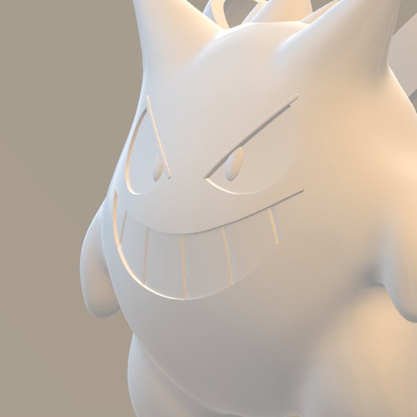 Gengar Airpod Max Attachments STL Model (File)