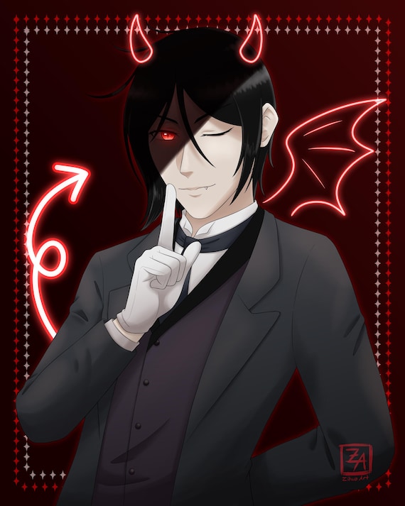 Black Butler Kuroshitsuji 黒執事 Sebastian Michaelis Anime Manga