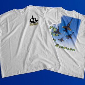 Blue Angels Navy Shirt, Fly High Like The Diamond, F-18 Fighter Jet, U.S. Navy, USA Patriots Shirt