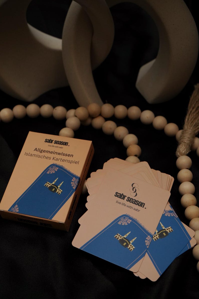 Islamic Card Game - General Knowledge, Terms, Prophets, Islam, Ramadan (German) image 2