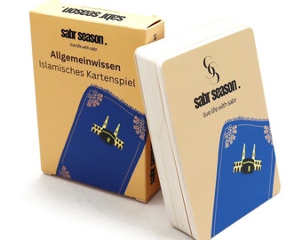 Islamic Card Game - General Knowledge, Terms, Prophets, Islam, Ramadan (German)