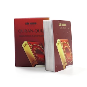 Islamisches Kartenspiel - Quran Quizspiel | Lerne über das heiligste Buch im Islam DEUTSCH