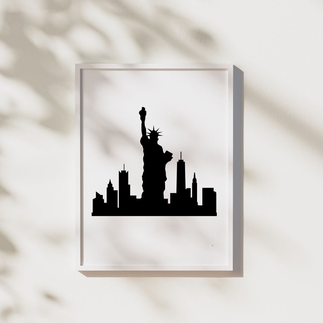 New York Skyline Svg NYC Skyline Svg Clipart New York City - Etsy UK