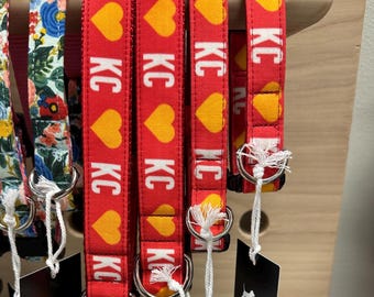 Kansas City Red football Inspired Custom Dog Collar