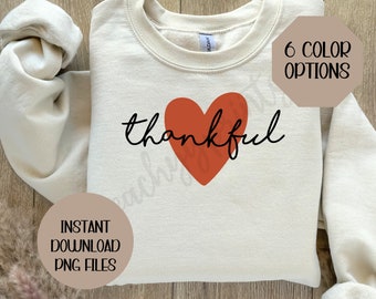 Dankbare PNG-Datei, Thanksgiving-Shirt PNG, Herbst-Shirt PNG, Herbst PNG, Dankeschön Gesegnete PNG, Kürbissaison PNG, Dankbare Mama PNG