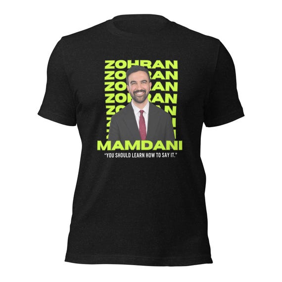 Zohran Mamdani Political Graphic Tee: 