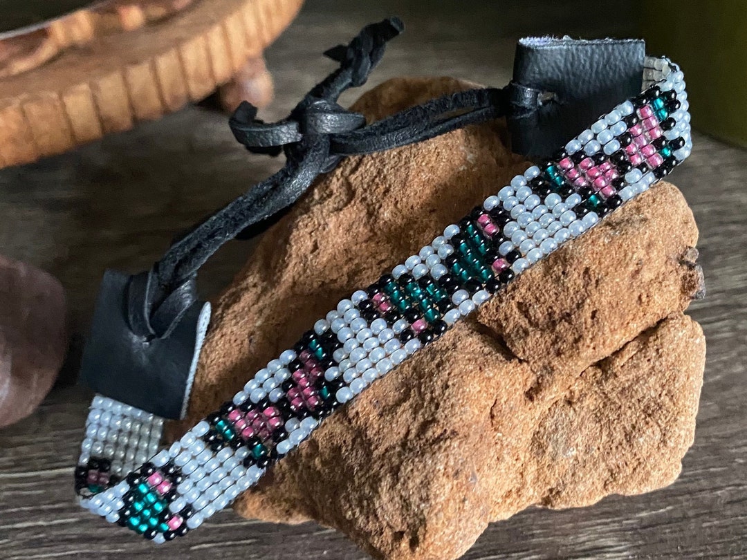 Beaded Butterfly Bracelet Etsy