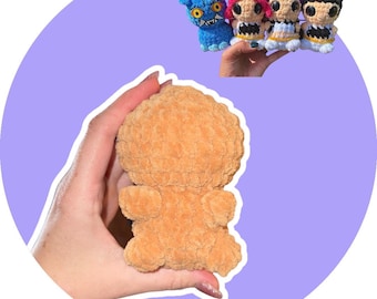 Patrón de crochet de niña estrellas y tigre