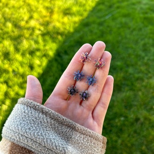 Spider earrings, Stud earrings, Halloween earrings, hypoallergenic earrings, Spider stud earrings