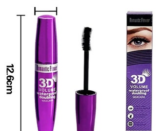 3D Mascara Silk Fibre Long Lasting Eyelash Waterproof  DoublingExtension Volume